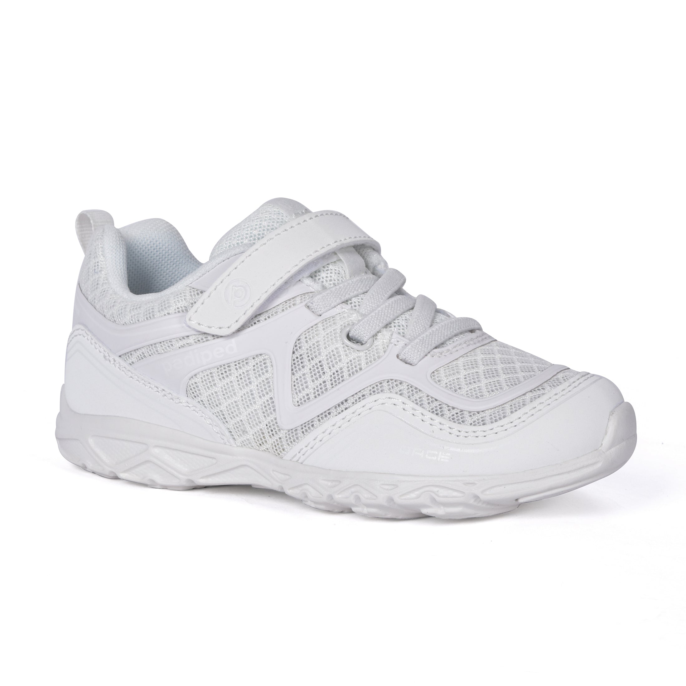 Force Flex Rubber and Phylon Sole Kids Shoes White – pediped